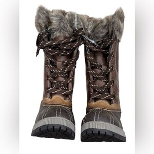 London Fog Brown and Tan Boots